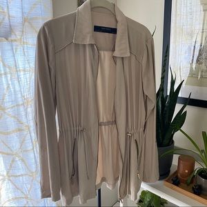 zara basics light jacket